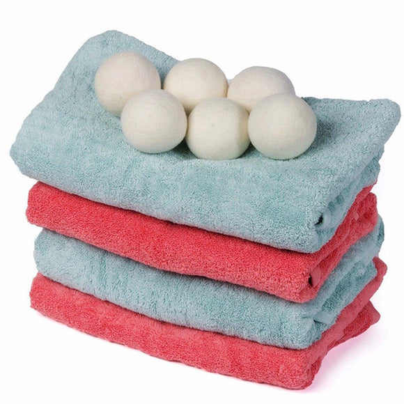 100% Natural Fabric Virgin Wool Dryer Ball Reusable Softener Laundry