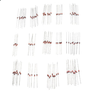 700Pcs 1W 1 Watt Voltage Stabilizing Diode Package 3.3V-30V 14 Common Voltages