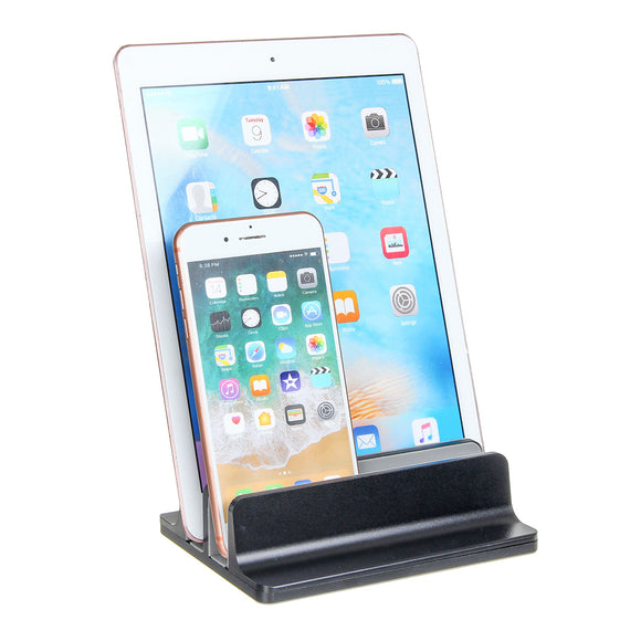 Space-saving Desktop Aluminum Alloy Vertical Laptop Holder Tablet Stand Holder For Laptop Notebook Tablet Smart Phone Macbook iPhone