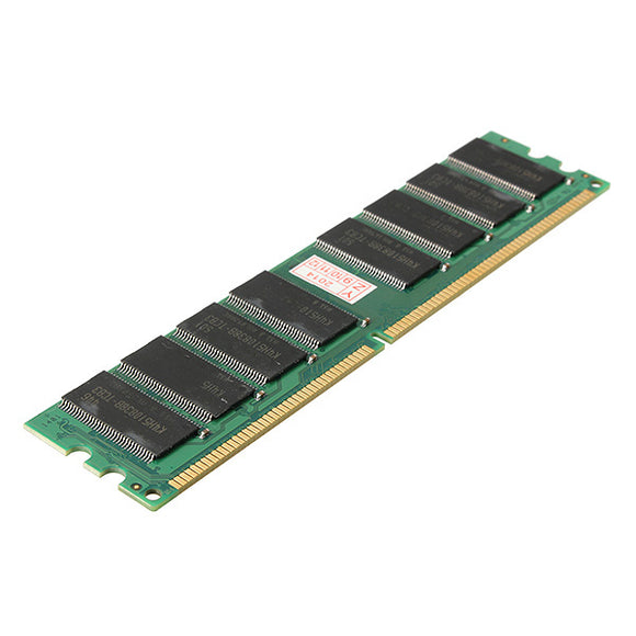 1GB DDR 400 PC3200 Non-ECC Low Density Desktop DIMM RAM 184 pins