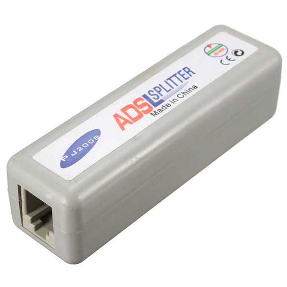 RJ11 ADSL Fax Modem Broadband Phone Network Jack Cable Line Filter Splitter