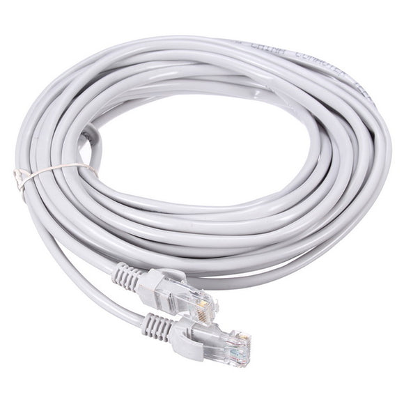 10M RJ45 Cat5e Male To Male Ethernet Network LAN Cable Patch Lead For PC