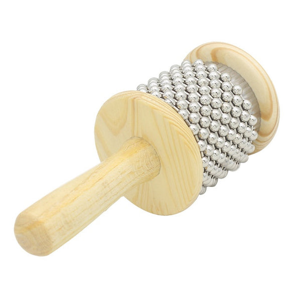 Cabasa Percussion Instrument Music Handbell Toy for Baby Kids