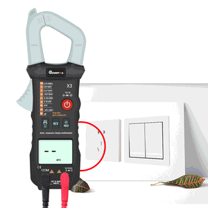 MUSTOOL X3 Fully Intelligent True RMS Clamp Meter 6000 Counts Automatic Identification Digital Multimeter with NCV / Resistor / Diode / On-Off Test / Capacitor Test