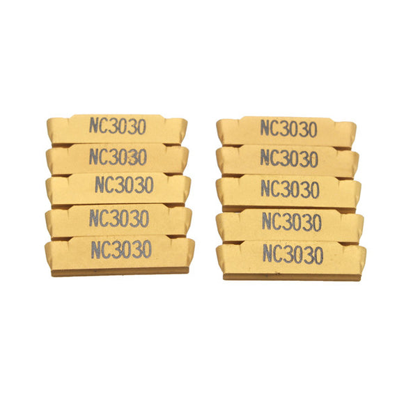 10pcs MRMN200-M NC3030 Tungsten Steel Round Head Inserts CNC Lathe Blade