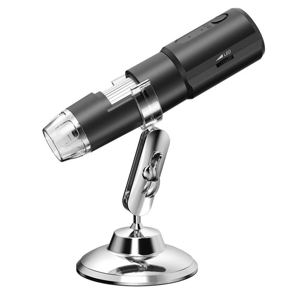 Inskam314 50~1000X WIFI Digital Microscope 1000 Times Zoom Electronic Digital Microscope 360 Rotation Base 0.3Mega Pixels