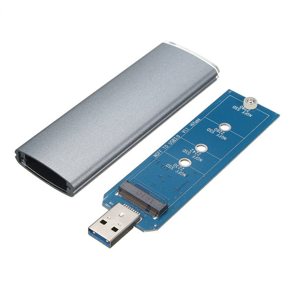 M.2 NGFF SSD SATA To USB 3.0 Converter Adapter External Enclosure Storage Case