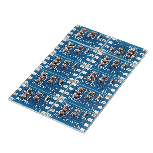 100pcs 3-5V RS232 To TTL Converter Adaptor Board Serial Port Module MAX3232 Integrated Circuit Board