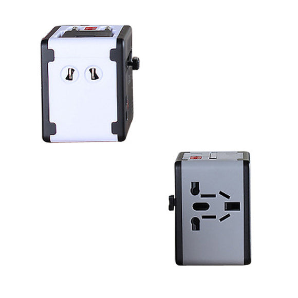 IPRee USB Conversion Plug US EU AU UK Plug Adapter Travel Camping Portable Power Adapter