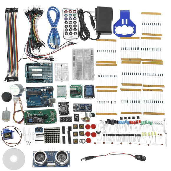 Project Complete Starter Kits For  UNO R3 Mega 2560 Nano w/ Tutorial Power