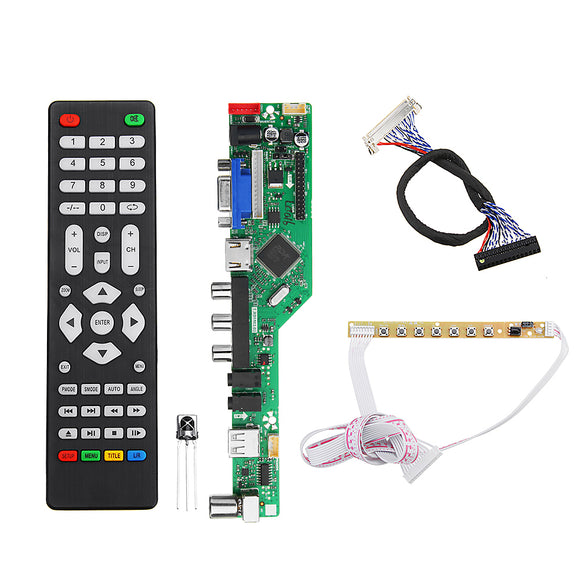 T.RD8503.03 Universal LED TV Controller LCD Driver Board TV/PC/VGA/HDMI/USB 2ch 8bit 30pins