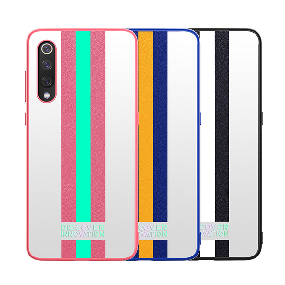 NILLKIN Reflective Stripe Shockproof Non-slip TPU Bumper Hard PC Protective Case for Xiaomi Mi 9 / Mi9 Transparent Edition