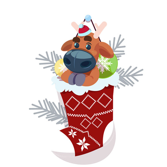 Banggood Christmas Socks with 2Pcs Rechargeable LED Light