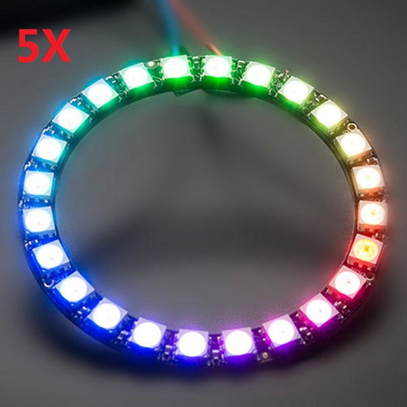 5Pcs CJMCU 24 Bit WS2812 5050 RGB LED Driver Development Board
