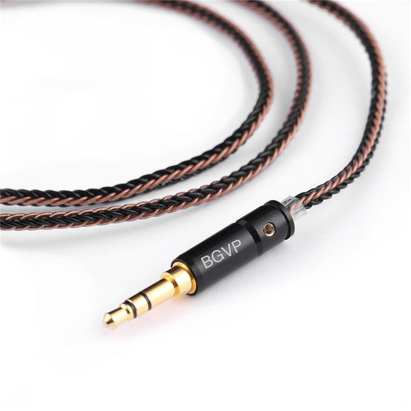 BGVP Upgraded 5N OCC Aux to Aux HiFi Cable Headphone Earphone Recording Cable Audio Cable