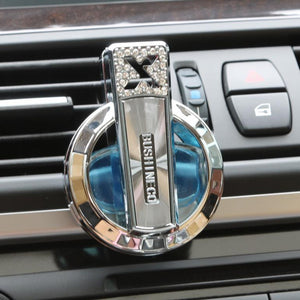 Car Perfume Air Purifiers Auto Freshener Liquid Diffuser Dashboard Clip Diamond Decor