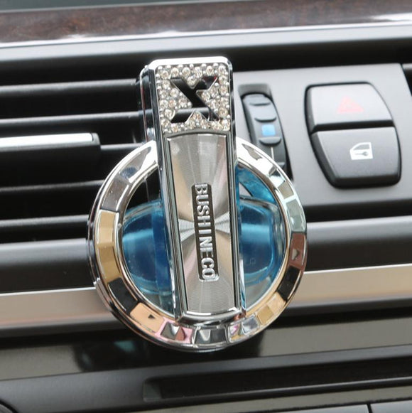 Car Perfume Air Purifiers Auto Freshener Liquid Diffuser Dashboard Clip Diamond Decor