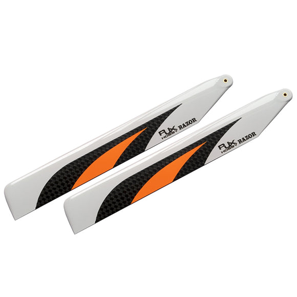 1 Pair RJX 155mm Carbon Fiber Main Blade For Blade 180CFX XK K130 RC Helicopter