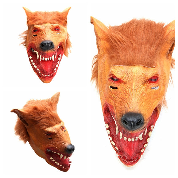 Creepy Wolf Mask For Halloween Horror Devil Dances
