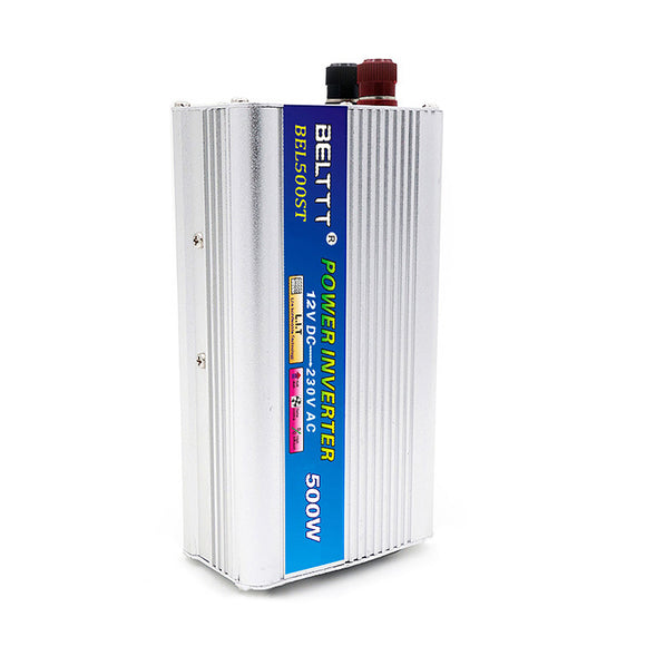 BETLLL 500W Solar Power Inverter DC 12V to AC 230V Modified Sine Wave Converter