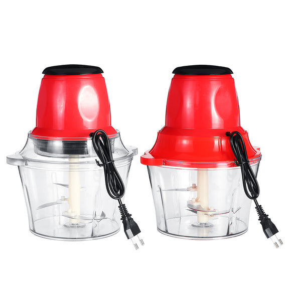 2L Stirring Cup Multifunctional Stainless Steel Electric Meat Grinder Meat Chopper Mincer