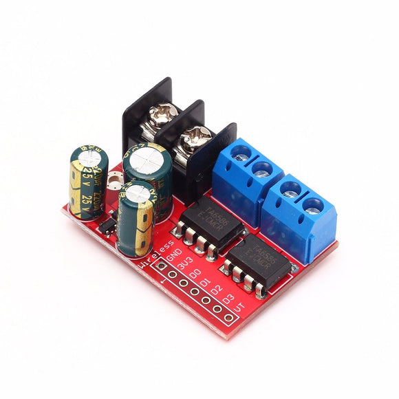 H Bridge Remote Control 5A 3V-14V Dual DC Motor Drive Module Voltage Reverse PWM Speed Regulation Double Super L298N