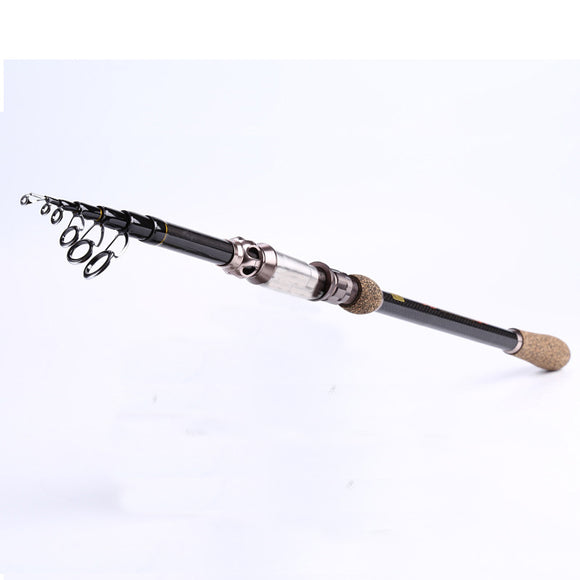 ZANLURE 1.8-2.7m Carbon Fiber Telescopic Spinning Fishing Rod Ultra Light Sea Lure Fishing Rod