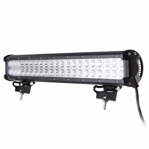 20Inch LED Work Driving Light Bars Spot Flood Combo Beam 126W for Jeep Off Road SUV ATV