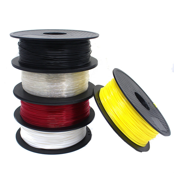 CCTREE Black/White/Red/Transparent/Yellow 1.75mm 1Kg/Roll TPU Filament for 3D Printer Reprap