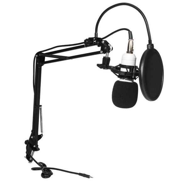 BM-800 NB-35 Capacitor Condenser Microphone 48V Phantom Power  USB Sound Card for PC Recording Live Broadcast Studio KTV Karaoke Singing
