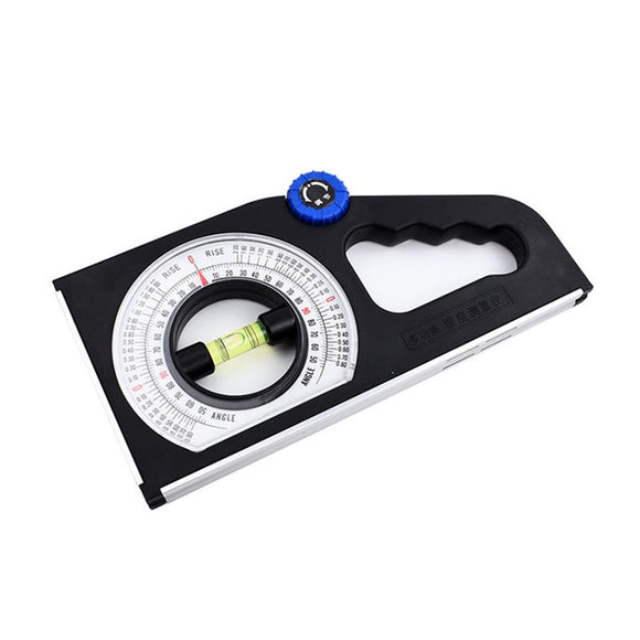 Multifunctional Meter Slope Gradient Instrument Inclinometer Angle Feet Foot Slope Measuring Ruler Magnetic Angle Finder Slope Horizontal Vertical Angle Bevel Protractor Declinometer