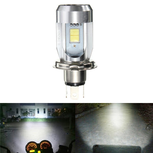 DC6-36V H4 9003 20W 2 LED CE Motorcycle Bulb Headlights Hi/Lo Beam Light White