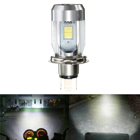 DC6-36V H4 9003 20W 2 LED CE Motorcycle Bulb Headlights Hi/Lo Beam Light White