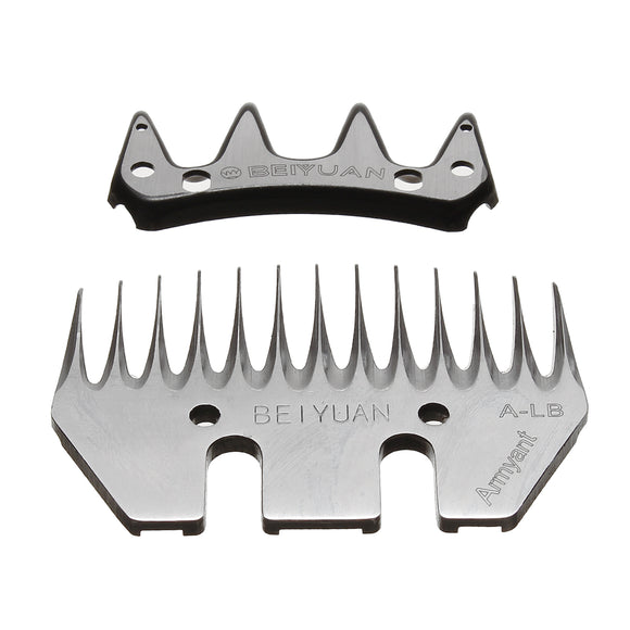 13 Teeth Stainless Sheep Shears Blades Straight Electric Wool Comb Cutter Hair Clipper