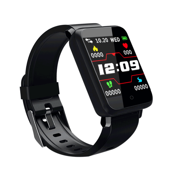 XANES F1 1.44'' TFT Color Touch Screen IP67 Waterproof Smart Watch Blood Pressure Fitness Bracelet