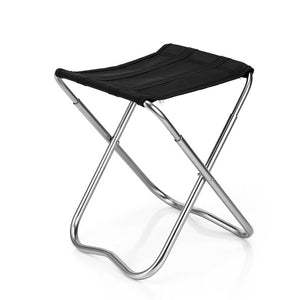 ZANLURE Outdoor Camping Fishing Folding Chair Ultralight Aluminum Alloy Stool Portable Chair