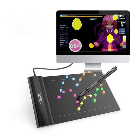 VEIKK S640 Graphics Drawing Tablet 6x4 Inch Tablet With Battery-free Pen Digital Pen 8192 Levels