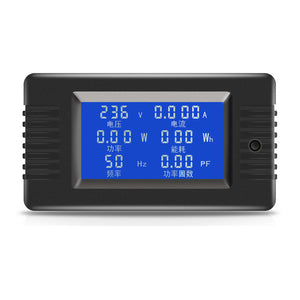 PZEM-018 AC Digital Display Power Monitor Meter Voltmeter Ammeter Frequency  Factor Meter