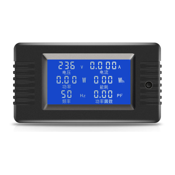 PZEM-018 AC Digital Display Power Monitor Meter Voltmeter Ammeter Frequency  Factor Meter
