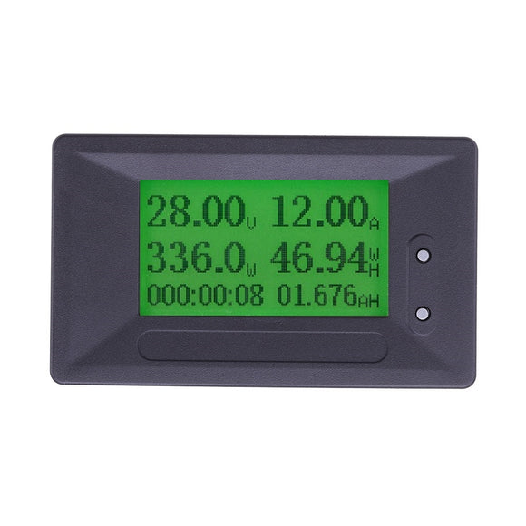DANIU LCD DC Coulometer Multifunction Voltmeter Ampere Meter DC6-200V 20A Built-in shunt