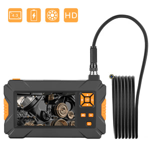 P30 4.3inch High-definition 1080P Display  Screen Hosepipe Borescope IP67 Waterproof 1M/3M/5M Orange Hand-held Industrial Borescope