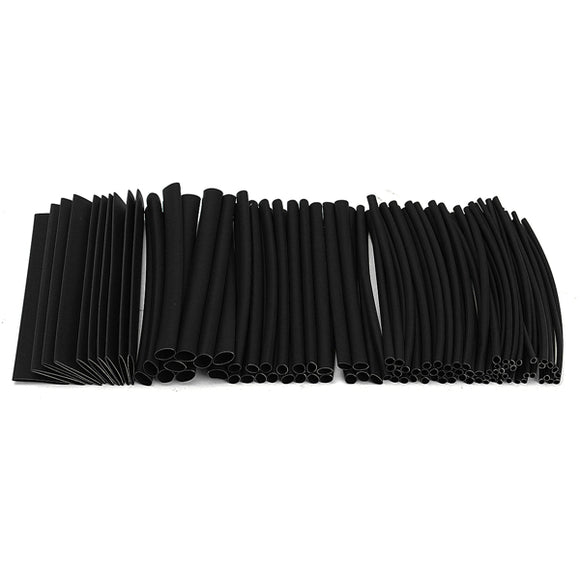 100Pcs Polyolefin 2:1 Halogen-Free Heat Shrink Tubing Kit 6 Sizes 7 Colors