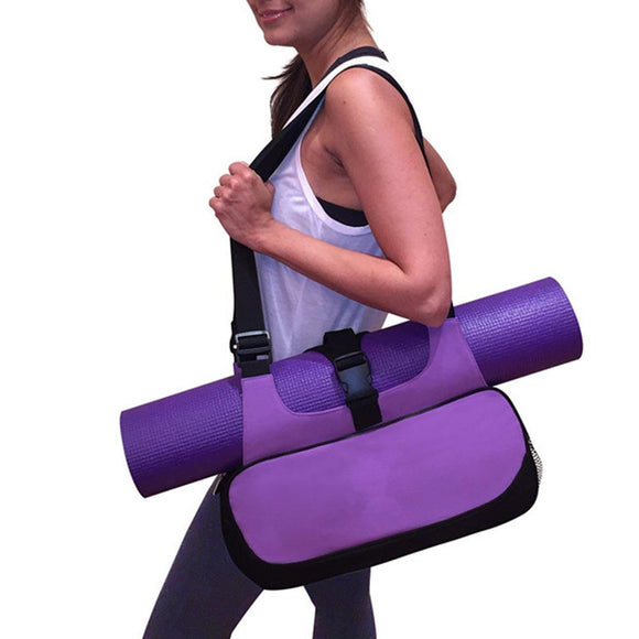 Yoga Mat Canvas Bag Multifunctional Backpack Shoulder Messenger Sport Bags For Women Fitness Duffel