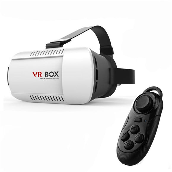 Virtual Reality BOX Google Cardboard 3D Glasses With Bluetooth Remote Control