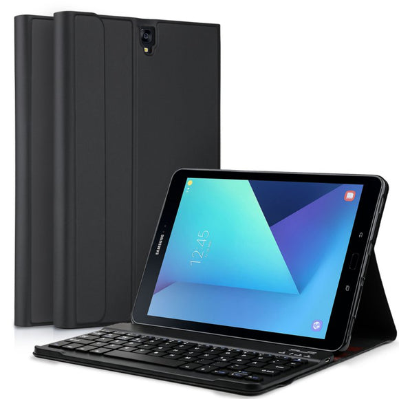 Detachable Bluetooth Keyboard Kickstand Smart Sleep Case For Samsung Galaxy Tab S3 9.7 Inch