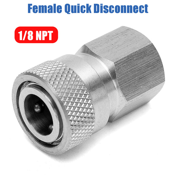Stainless Steel Female Quick Disconnect 1/8 NPT