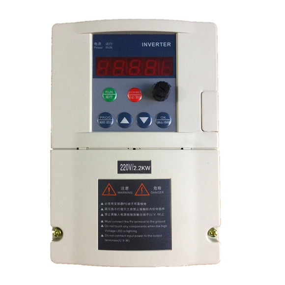 2.2KW Frequency Converter Single Phase 220V Single Phase 380V 3 Phase Input Variable Frequency Inverter