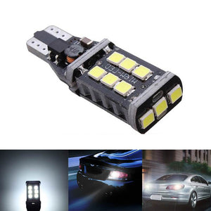 1Pcs T15 W16W 2835 15SMD LED Backup Reverse Lights Turn Bulb Lamp DC12V 11W Canbus Free