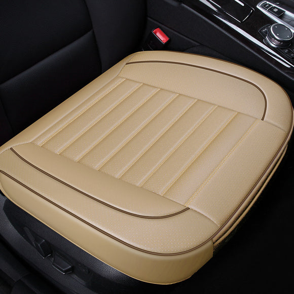 PU Leather Front Back Car Seat Cover Breathable for Most Car