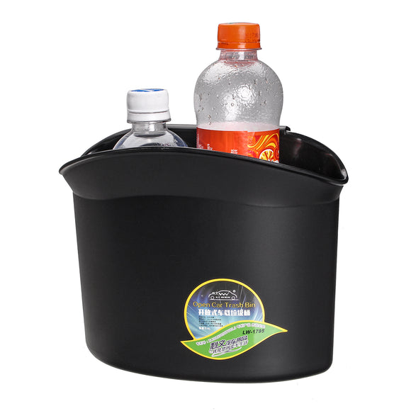 2L Hanging Car Garbage Cans Rubish Trash Bin Multifunction Storage Container Drink Bottle Holder